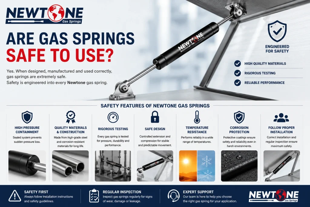 Are Gas Springs Safe? Risks & Handling | Newtone