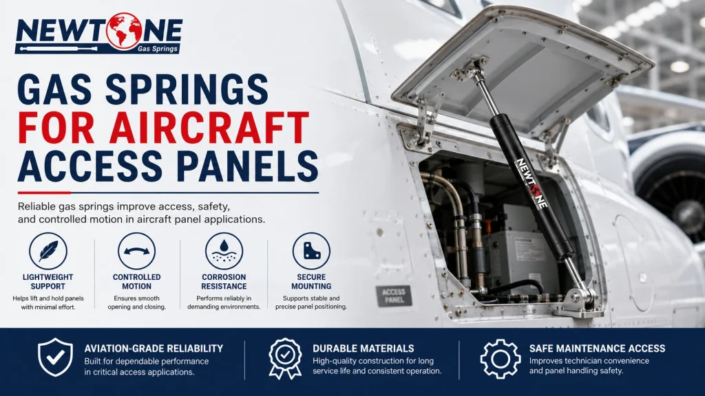 Gas Springs for Aircraft Access Panels