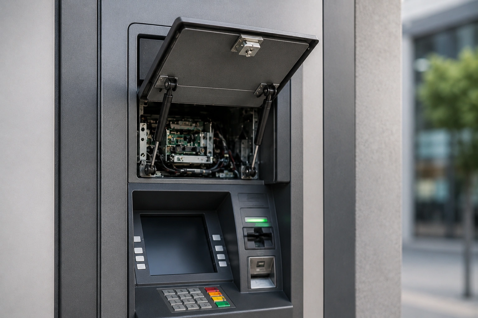 Gas Springs For ATM Service Panels | Newtone