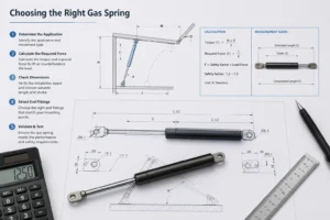 Gas springs for high-use kiosks holding a self-service machine service panel open