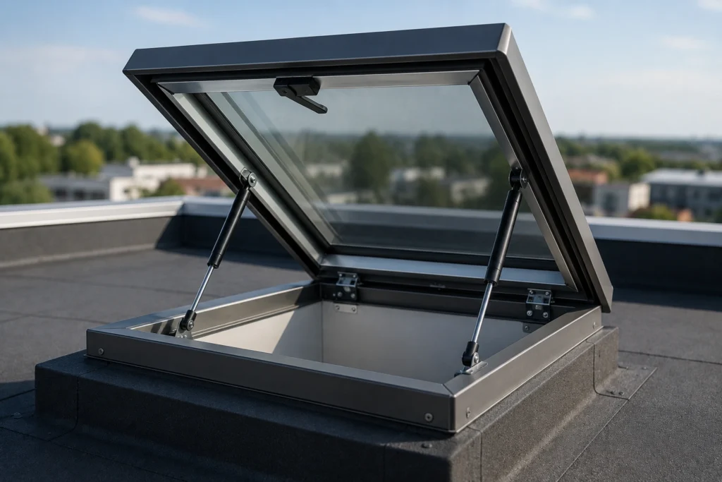 Gas Springs for Roof Access Hatches