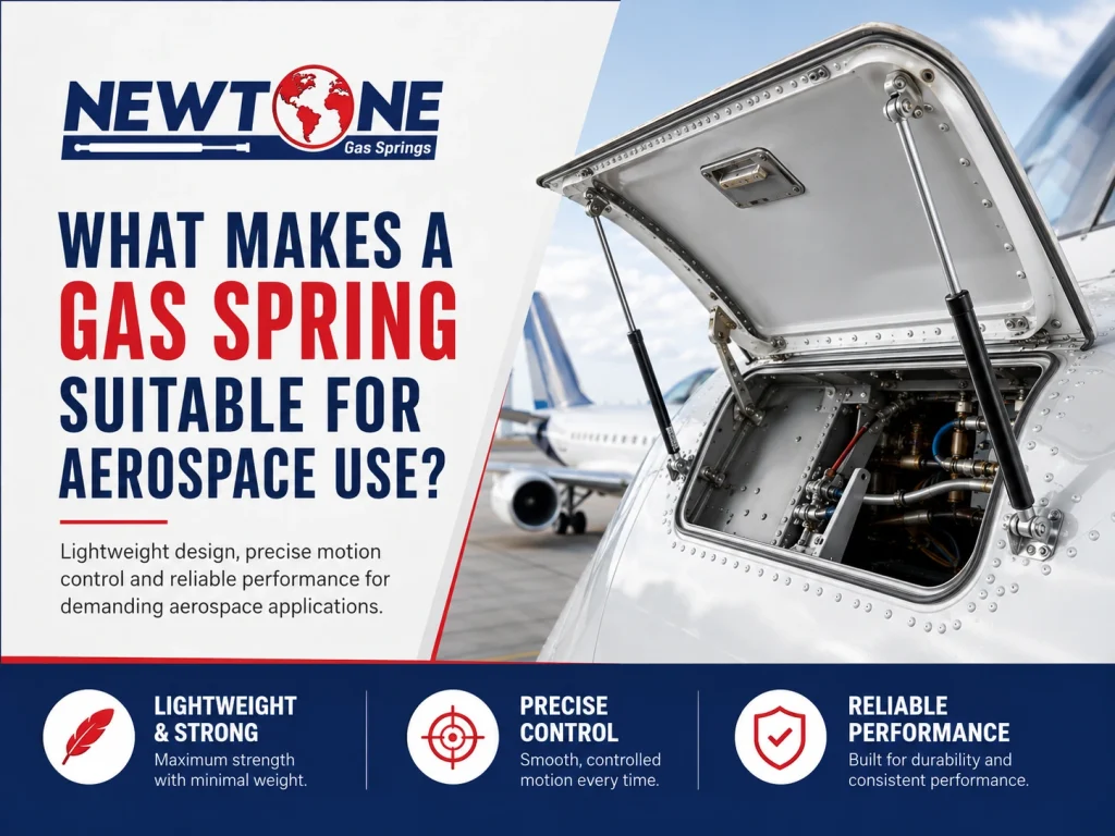 Gas Springs for Aerospace Use