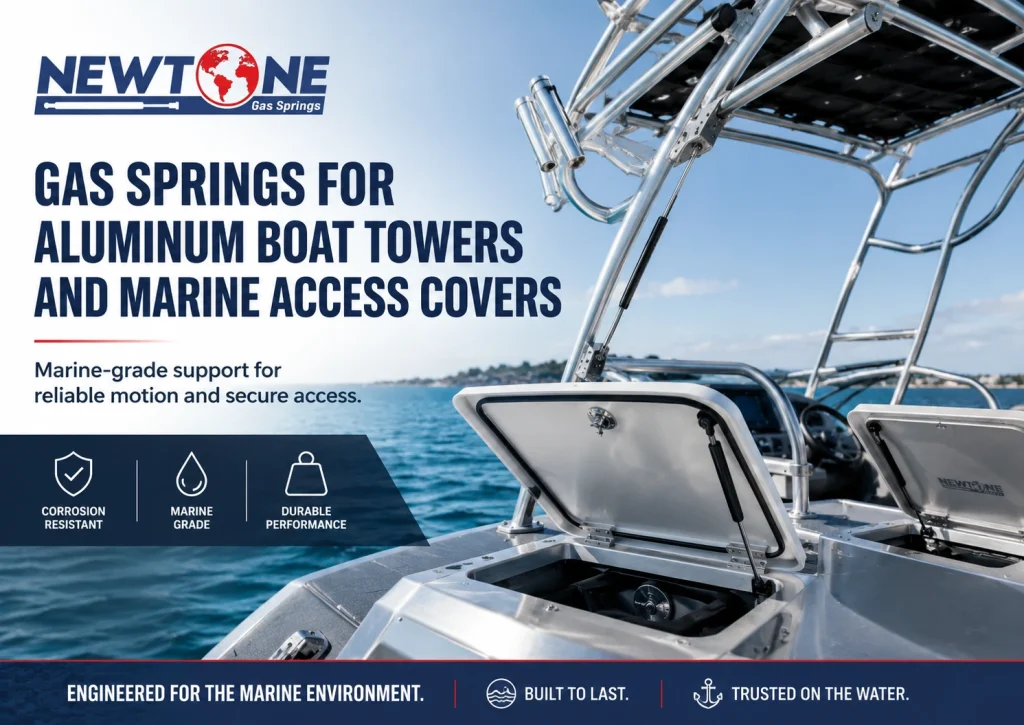 Gas Springs for Boat Towers