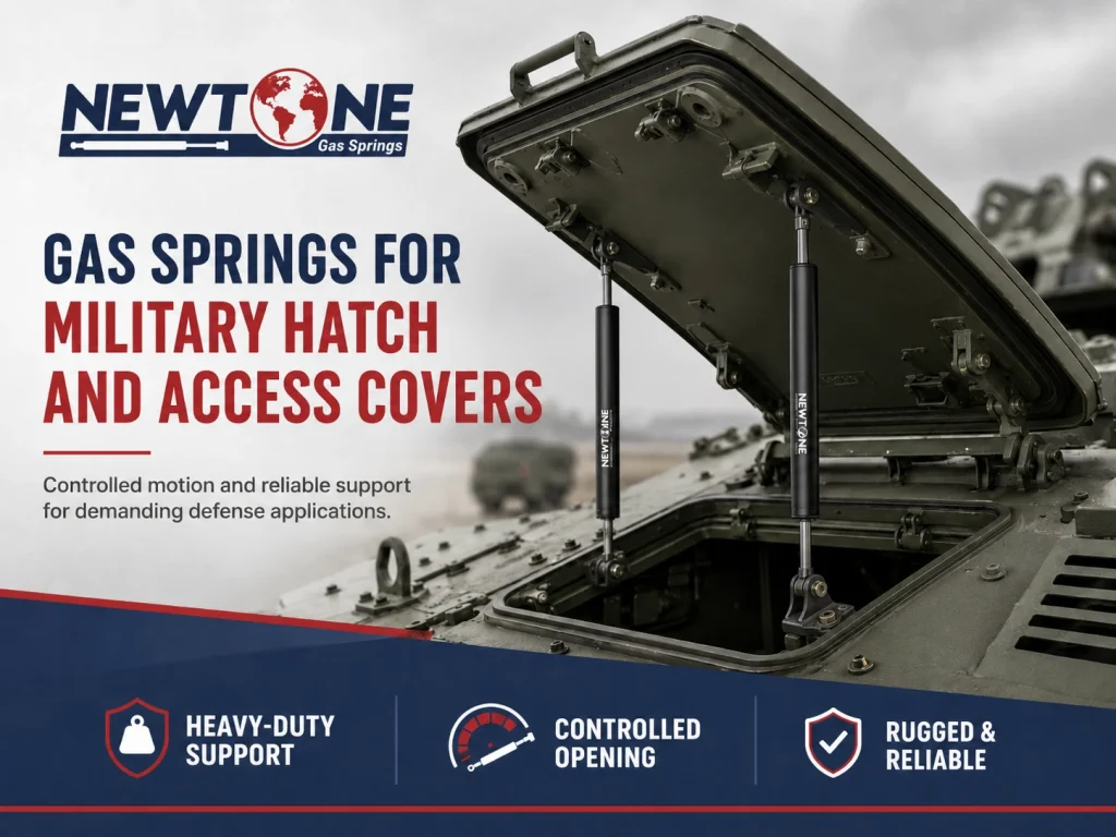 Gas Springs for Military Hatch and Access Covers
