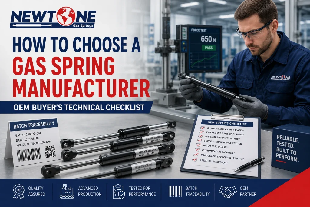 Gas Spring Specification Checklist