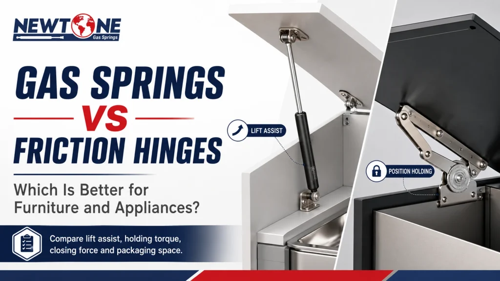 Gas Springs vs Friction Hinges