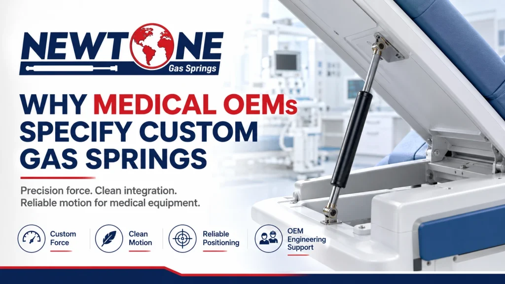 Custom Gas Springs for Medical Equipment | Newtone